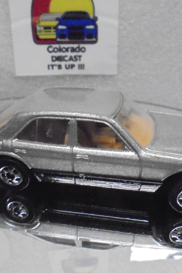 Loose Hot Wheels Silver Mercedes 380 SEL w/Blackwalls