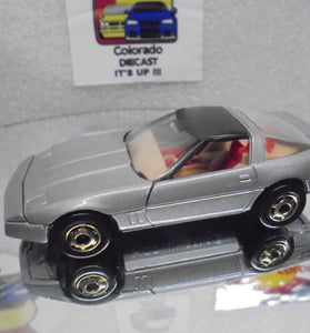 Loose Hot Wheels Silver 80's Corvette w/GHO's