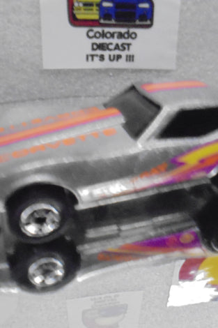 Loose Hot Wheels Silver Corvette Stingray w/Blackwalls