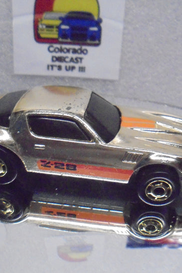 Loose Hot Wheels  Gold Chrome Camaro Z-28 w/GHO's