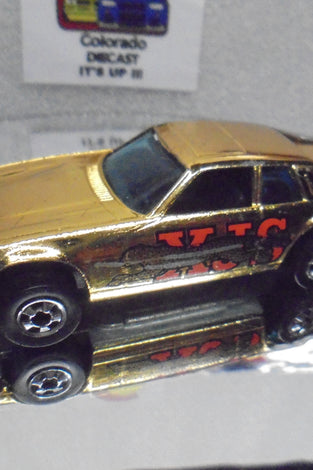Loose Hot Wheels  Gold Chrome Jaguar XJS w/Blackwalls