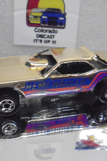 Loose Hot Wheels  Gold Chrome Hemi Hauler w/Blackwalls