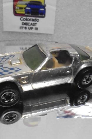 Loose Hot Wheels  Gold Chrome Hot Bird w/Blackwalls Light Wear