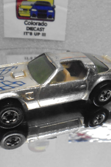 Loose Hot Wheels  Gold Chrome Hot Bird w/Blackwalls Light Wear