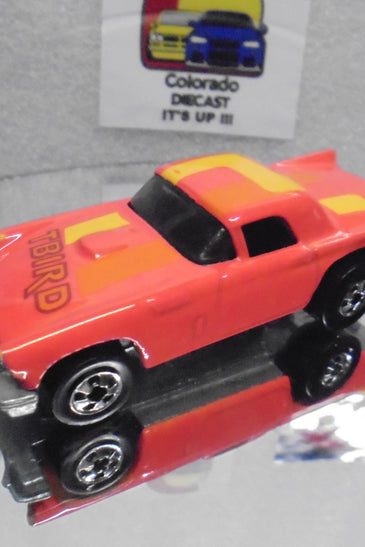 Loose Hot Wheels Orange '57 T-Bird w/Blackwalls