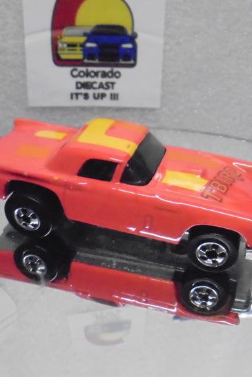 Loose Hot Wheels Orange '57 T-Bird w/Blackwalls