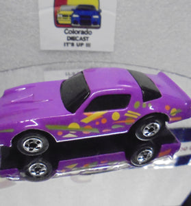 Loose Hot Wheels Purple Camaro Z-28 w/Blackwalls