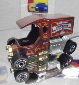 Loose Hot Wheels Brown T-Totaller w/Blackwalls