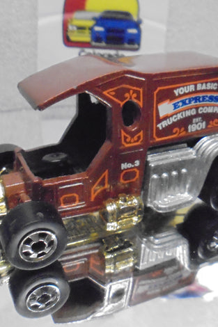 Loose Hot Wheels Brown T-Totaller w/Blackwalls