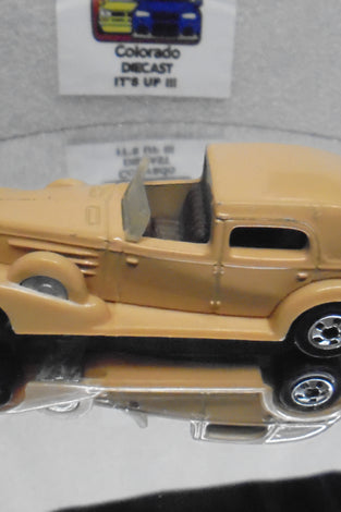 Loose Hot Wheels Tan Classic Caddy w/Blackwalls