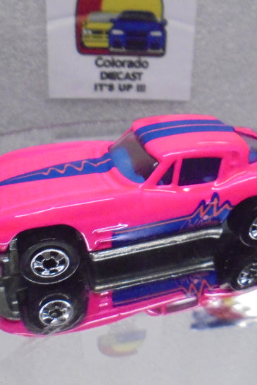 Loose Hot Wheels Pink '63 Split Window Corvette w/Blackwalls