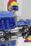 Loose Hot Wheels Blue Kenworth Semi w/Blackwalls w/Play Wear