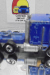 Loose Hot Wheels Blue Kenworth Semi w/Blackwalls w/Play Wear