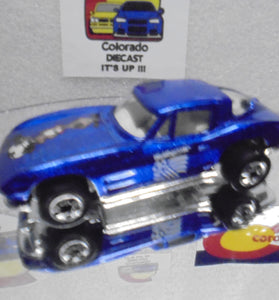 Loose Hot Wheels Blue Olympics '63 Split Window Corvette w/Blackwalls