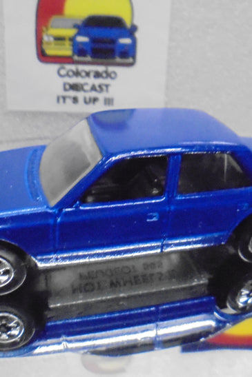 Loose Hot Wheels Blue Peugeot 505 w/Blackwalls