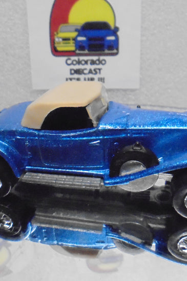Loose Hot Wheels Blue Rolls Royce w/Blackwalls