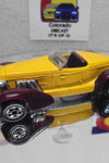 Loose Hot Wheels Yellow Auburn 852 Light Brown Fenders w/Blackwalls