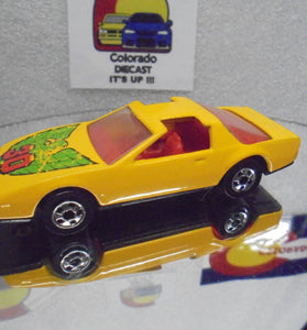 Loose Hot Wheels Yellow 80's Firebird w/Blackwalls