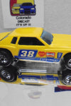 Loose Hot Wheels Yellow Monte Carlo Stocker w/Blackwalls