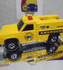 Loose Hot Wheels Yellow Rescue Ranger Truck w/Blackwalls