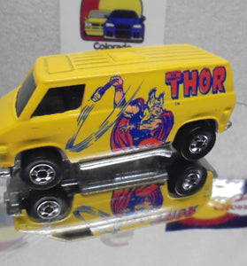 Loose Hot Wheels Yellow Thor Super Van w/Blackwalls