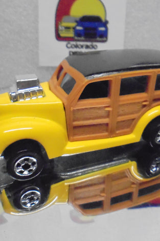 Loose Hot Wheels Yellow 40's Woodies w/Blackwalls