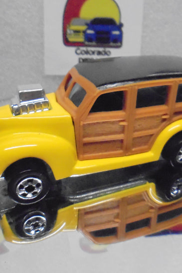 Loose Hot Wheels Yellow 40's Woodies w/Blackwalls