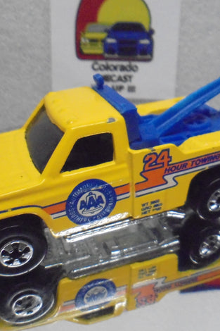 Loose Hot Wheels Yellow Ramblin' Wrecker w/Blackwalls