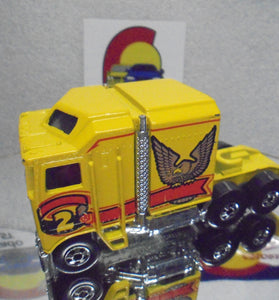 Loose Hot Wheels Yellow Thunder Roller w/Blackwalls