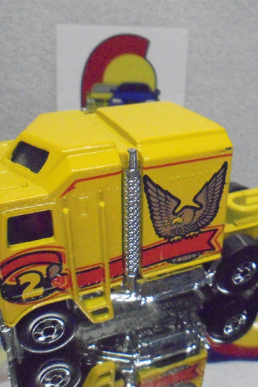Loose Hot Wheels Yellow Thunder Roller w/Blackwalls