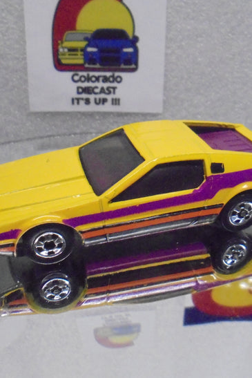 Loose Hot Wheels Yellow Gran Turismo w/Blackwalls