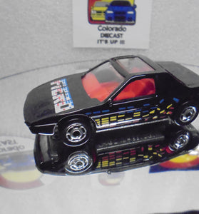 Loose Hot Wheels Black Pontiac Fiero w/HO Wheels