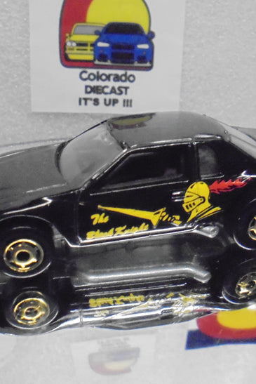 Loose Hot Wheels Black the Golden Knight Thunder Burner w/GHO's