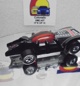 Loose Hot Wheels Black Spider-Man Car w/Blackwalls