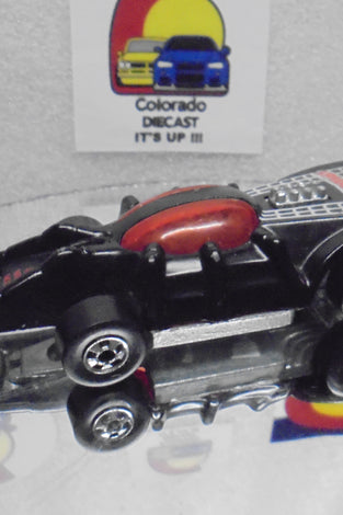 Loose Hot Wheels Black Spider-Man Car w/Blackwalls