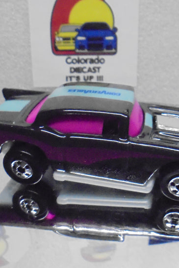 Loose Hot Wheels Dark Grey Convertables '55 Chevy w/Blackwalls