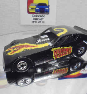Loose Hot Wheels Black  the Human Torch Funny Car w/Blackwalls
