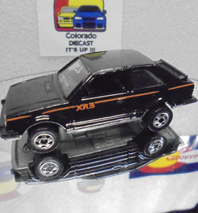 Loose Hot Wheels Black Ford Escort w/Blackwalls