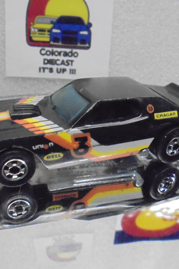 Loose Hot Wheels Black Torino Stocker w/Blackwalls