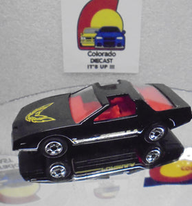 Loose Hot Wheels Black 80's Firebird w/Blackwalls