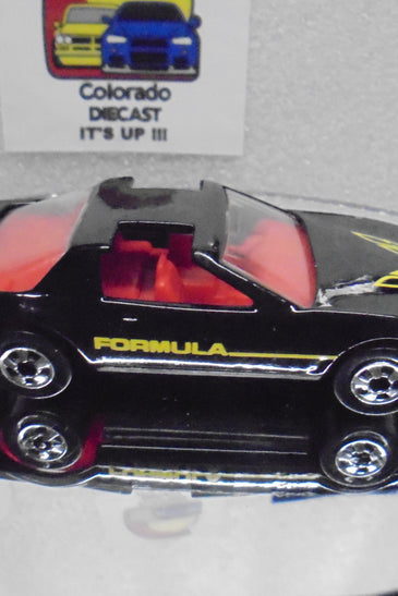 Loose Hot Wheels Black 80's Firebird w/Blackwalls