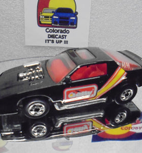 Loose Hot Wheels Black Getty Camaro Z-28 w/Blackwalls