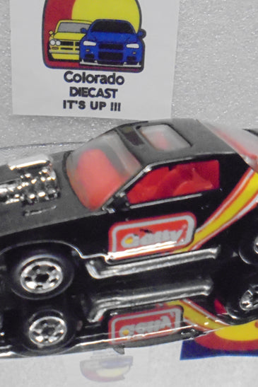 Loose Hot Wheels Black Getty Camaro Z-28 w/Blackwalls