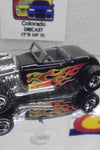 Loose Hot Wheels Black Street Rodder w/Blackwalls