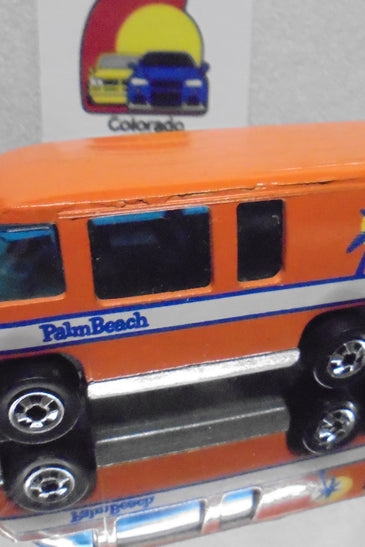 Loose Hot Wheels Orange GMC Motorhome w/Blackwalls