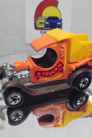 Loose Hot Wheels Orange Dumpin' A w/Blackwalls