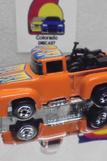 Loose Hot Wheels Orange Hi Tail Hauler Pickup w/Blackwalls Roof Tampo's