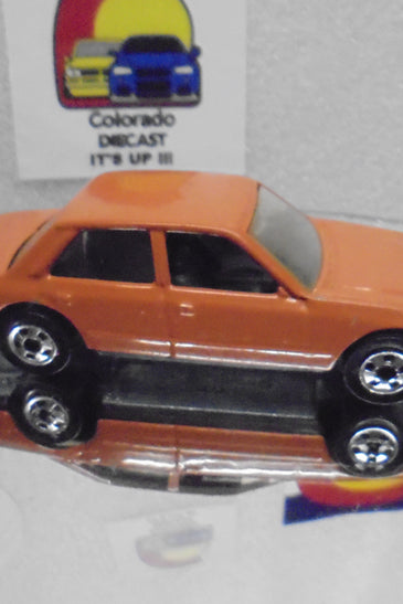 Loose Hot Wheels Orange Peugeot 505 w/Blackwalls France Base