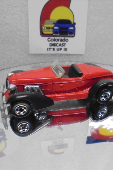 Loose Hot Wheels Red Auburn 852 w/Blackwalls
