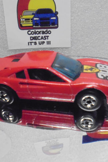 Loose Hot Wheels Red Ferrari 308  w/Blackwalls